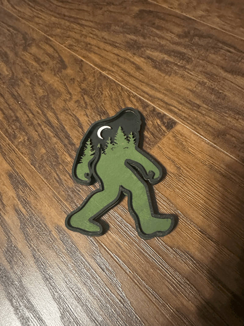 3 Layer - Bigfoot Neature Sign - Image 2