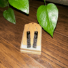 Rose Etched Earrings - Image 2