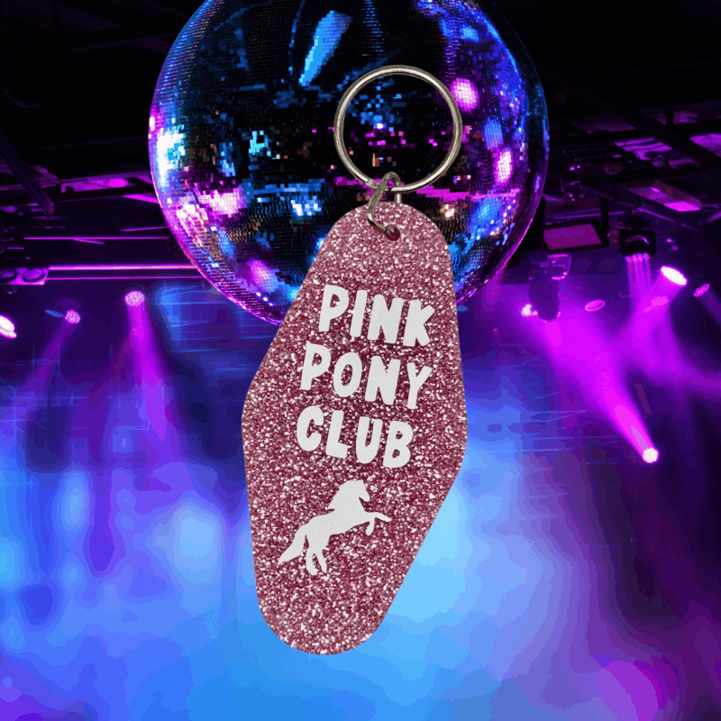 Pink Pony Club Keychain